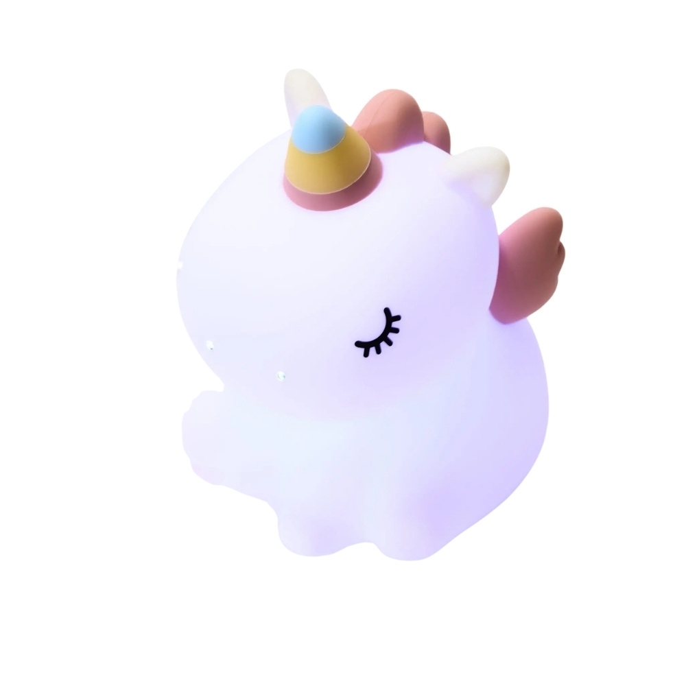 LUMINARIA DE MESA UNICORNIO 1W 3000K RGB 50LM RECARREGAVEL - GAYA