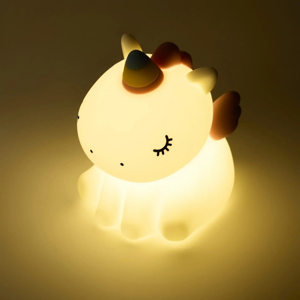 LUMINARIA DE MESA UNICORNIO 1W 3000K RGB 50LM RECARREGAVEL - GAYA