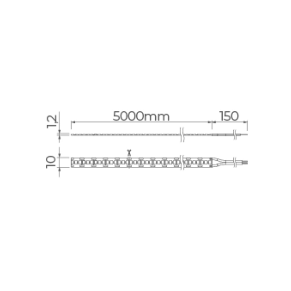 FITA FULL LED EVO 25W/M 12V 4000K IP20 COM 5 METROS - STELLA