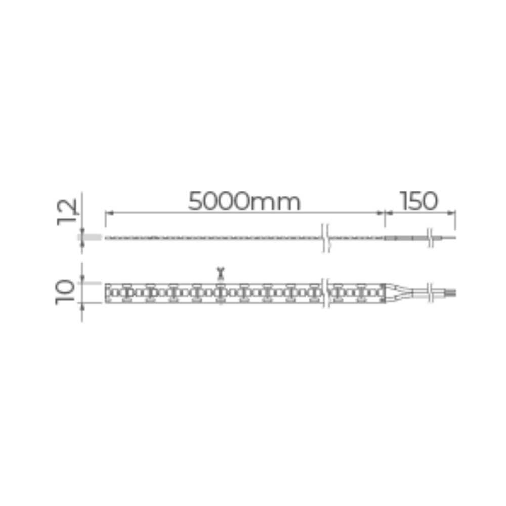 FITA FULL LED EVO 25W/M 12V 2700K IP20 COM 5 METROS - STELLA