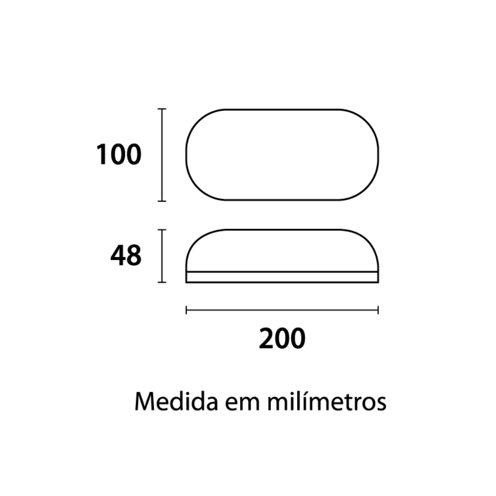 LUMINARIA LED TARTARUGA 15W BIVOLT 3000K 1200LM BRANCO IP65 - BLUMENAU