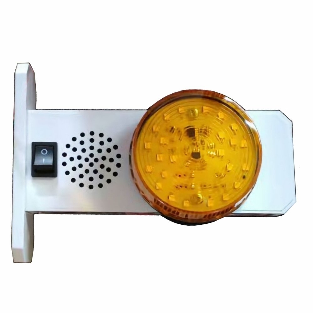 SINALIZADOR DE GARAGEM COM LEDS BRANCO BIVOLT COM BIP SONORO - DNI