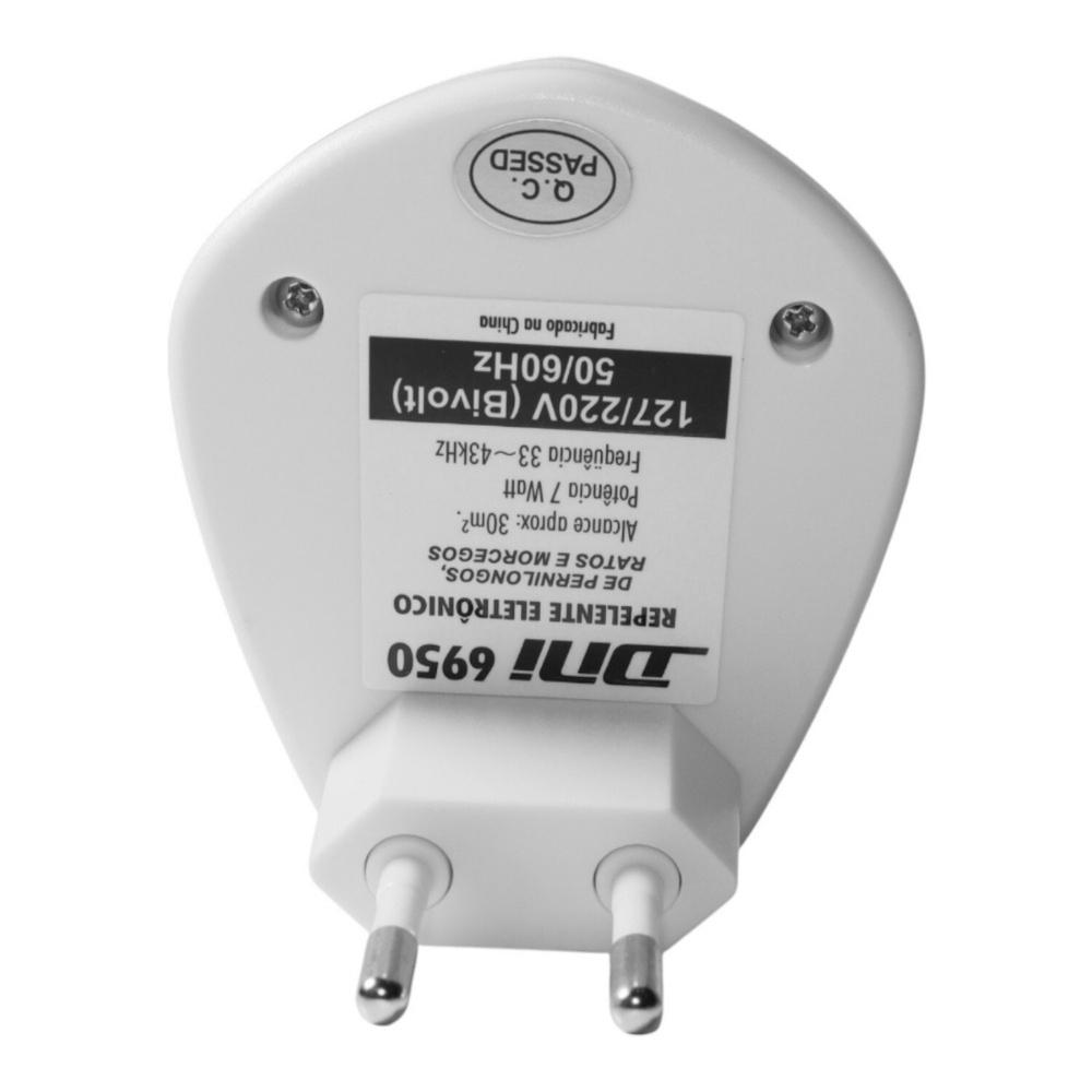 REPELENTE ELETRONICO BIVOLT PARA PERNILONGO E RATO - DNI