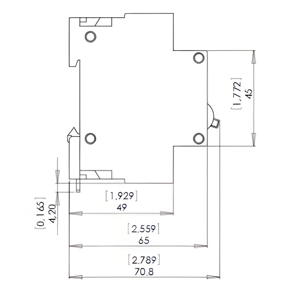 DISJUNTOR DIN 3 POLOS 70A 5KA CURVA C - WEG