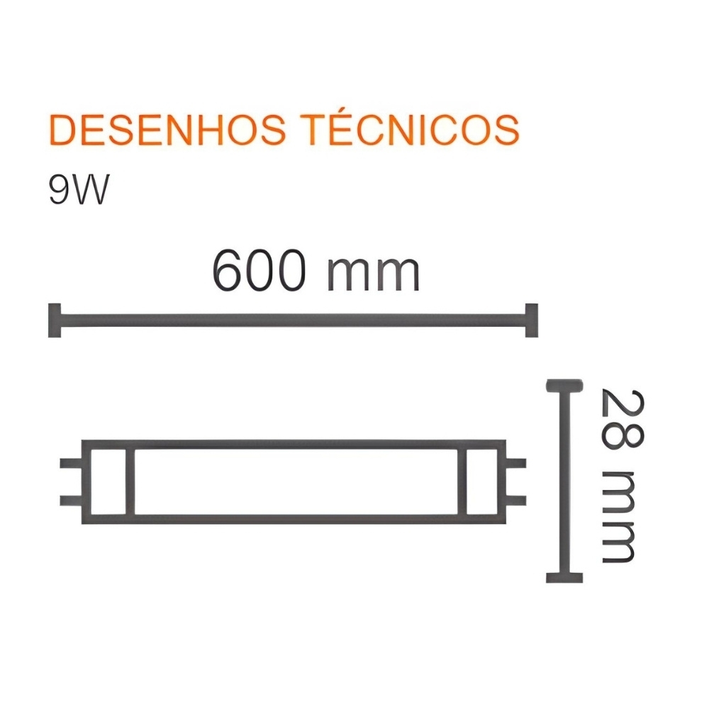 LAMPADA LED TUBULAR T8 9W BIVOLT LUZ NEUTRA 4000K 900LM G13 0,60 METROS - LEDVANCE