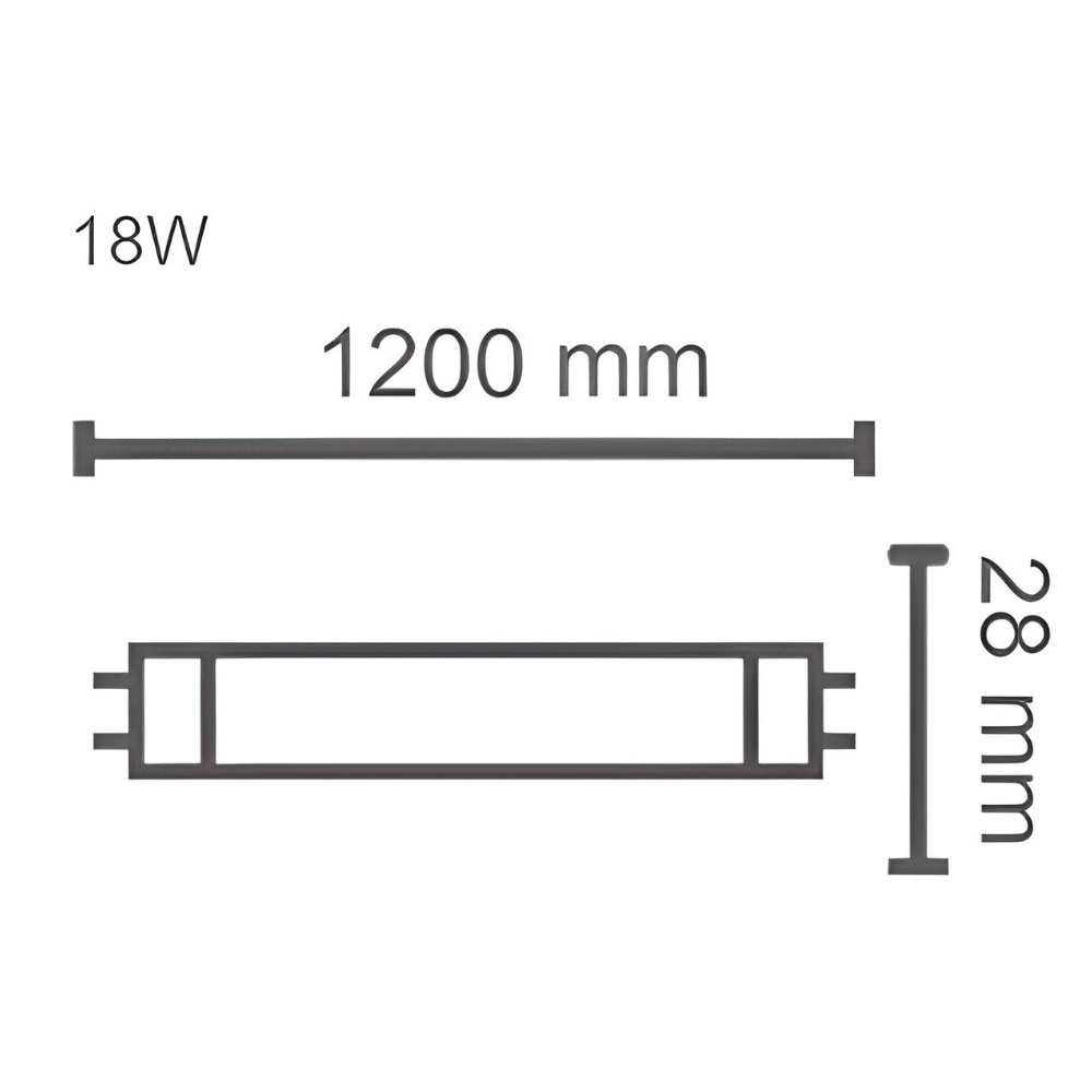 LAMPADA LED TUBULAR T8 18W BIVOLT LUZ NEUTRA 4000K 1850LM G13 1,20 METROS - LEDVANCE