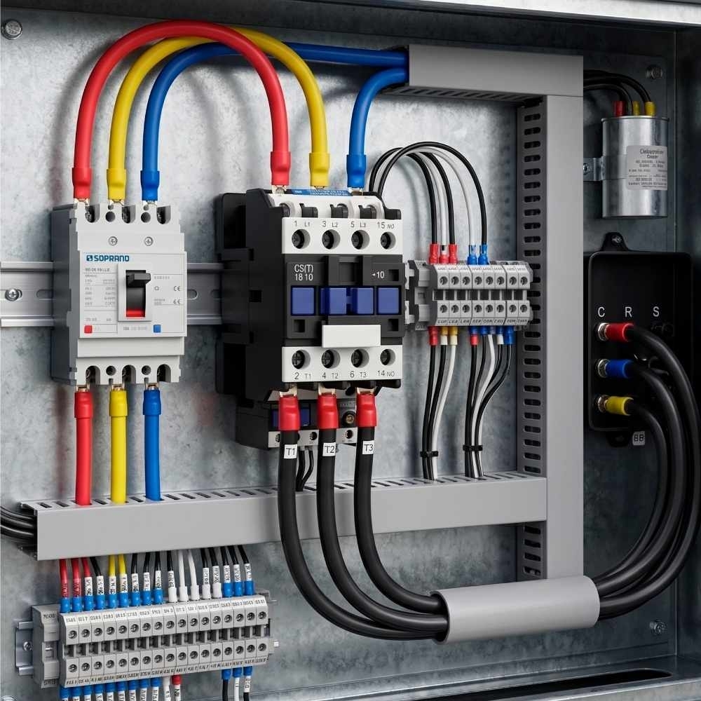 CONTATOR PRINCIPAL 3 POLOS 18A 1NA 220VCA - SOPRANO