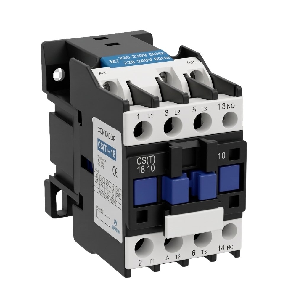 CONTATOR PRINCIPAL 3 POLOS 18A 1NA 220VCA - SOPRANO