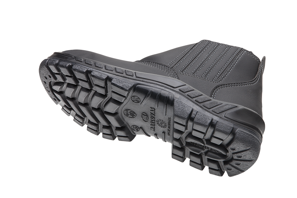 BOTINA SEGURANCA MICROFIBRA PRETO E AMARELO TAMANHO 39 - MARLUVAS