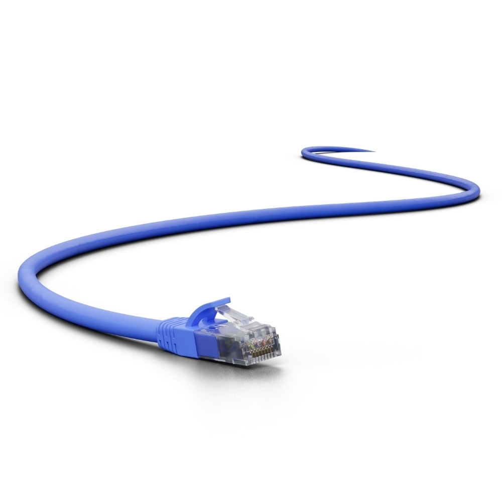 PATCH CORD U/UTP IMPACT LAN CAT5 3 METROS AZUL - INTELBRAS