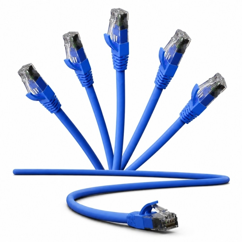 PATCH CORD U/UTP IMPACT LAN CAT5 3 METROS AZUL - INTELBRAS