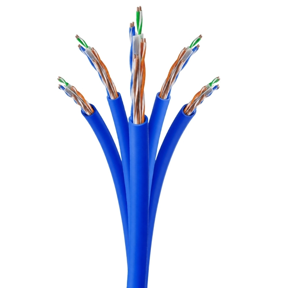 CABO LOGICO MULTILAN CAT 6 23AWGX4P AZUL CMX 305 METROS - INTELBRAS