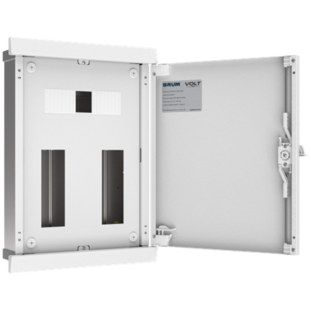 QUADRO EMBUTIR PARA 18 DISJUNTORES DIN 100A - BRUM