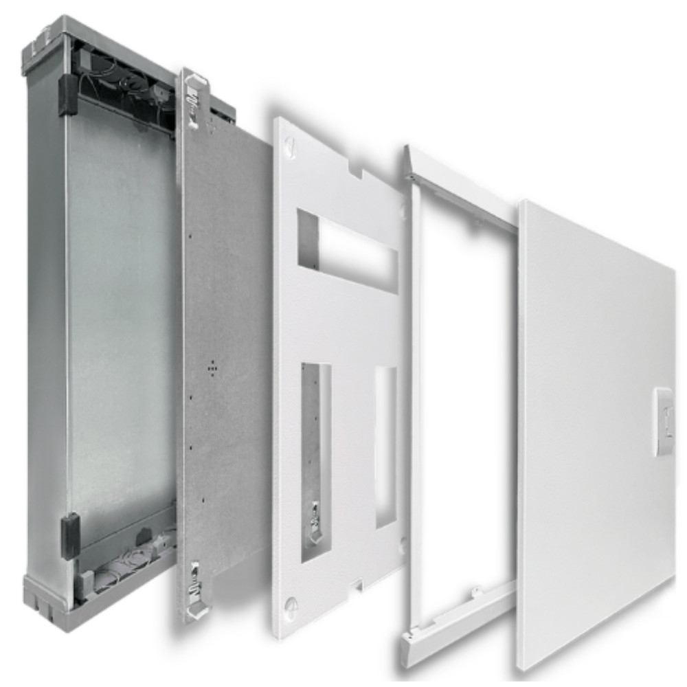 QUADRO EMBUTIR PARA 34 DISJUNTORES DIN 100A - BRUM