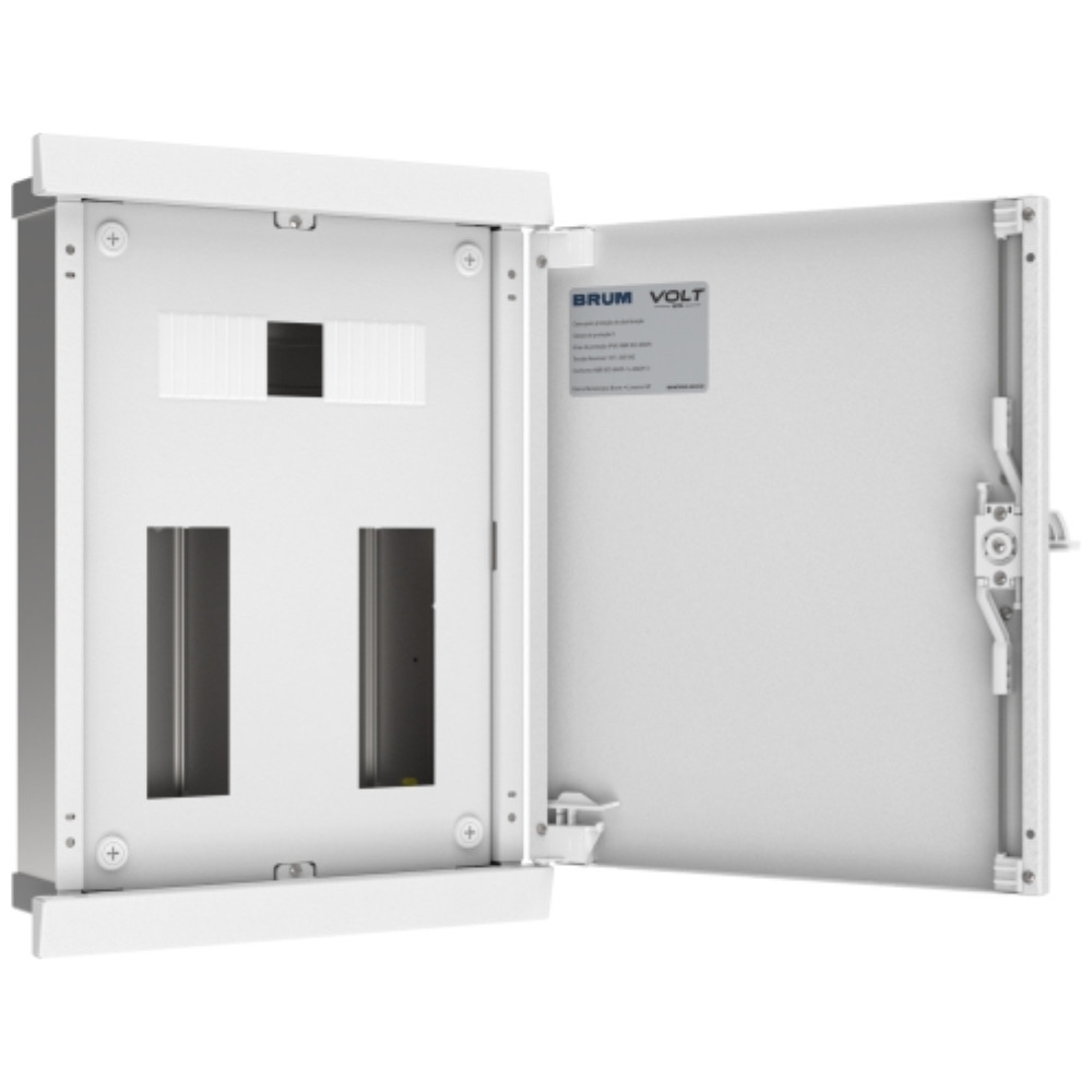 QUADRO EMBUTIR PARA 34 DISJUNTORES DIN 100A - BRUM