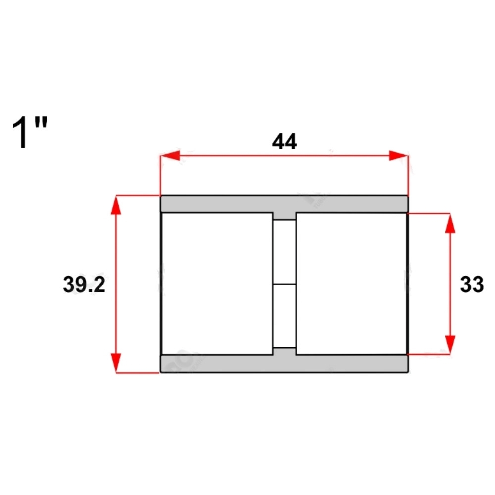 LUVA PVC 1 POLEGADA BRANCO - INPOL