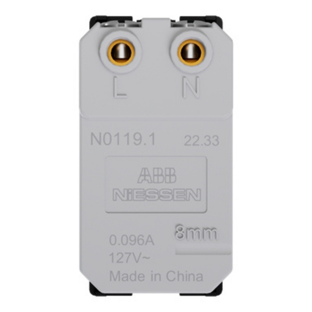 MODULO CAMPAINHA CIGARRA 127V PRETO ORIGEN - ABB
