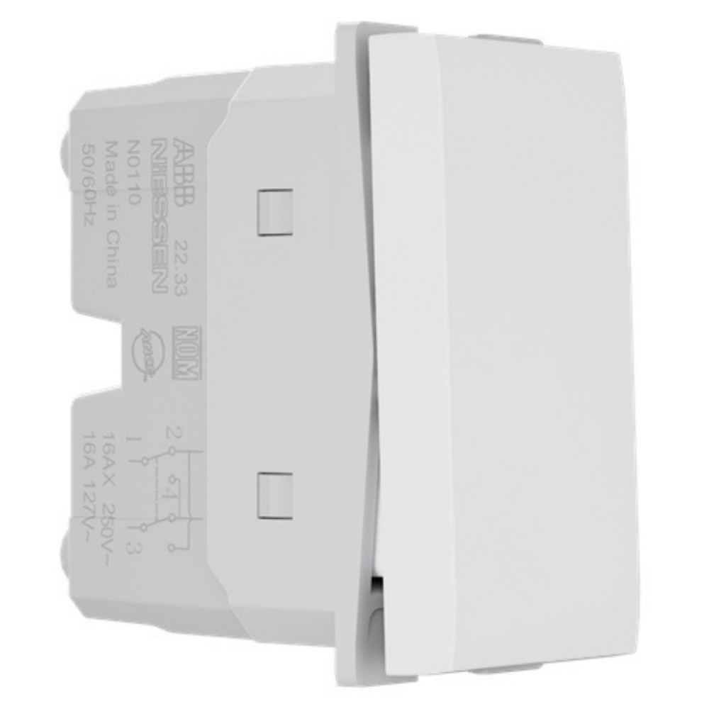 MODULO INTERRUPTOR INTERMEDIARIO 16A 250V PRETO ORIGEN - ABB