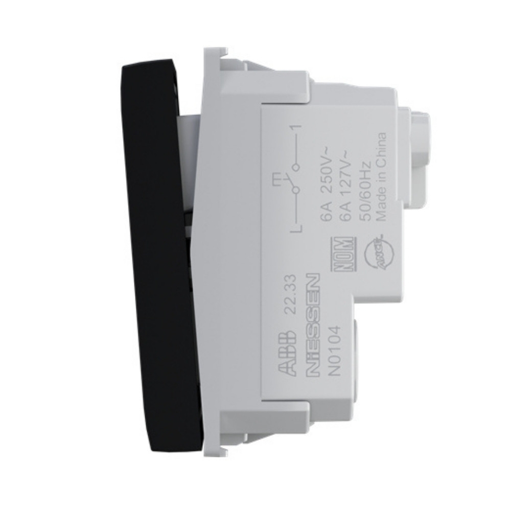 MODULO PULSADOR MINUTERIA 10A 250V PRETO ORIGEN - ABB