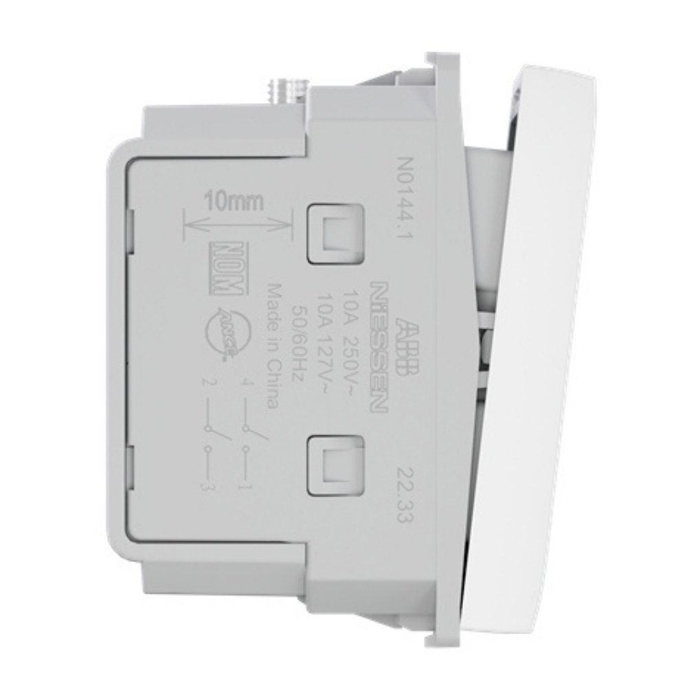 MODULO PULSADOR PERSIANA 10A 250V BRANCO ORIGEN - ABB