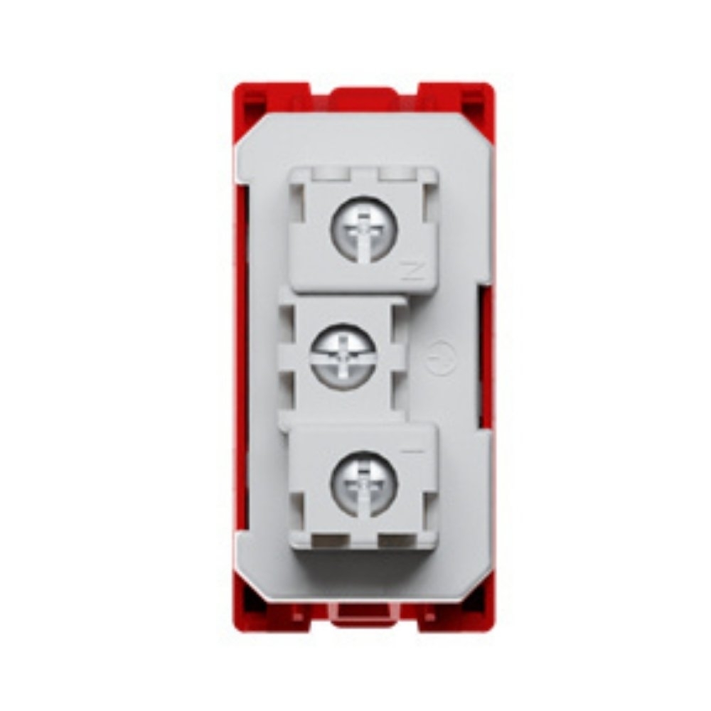 MODULO TOMADA 2P+T 10A 250V VERMELHO ORIGEN - ABB