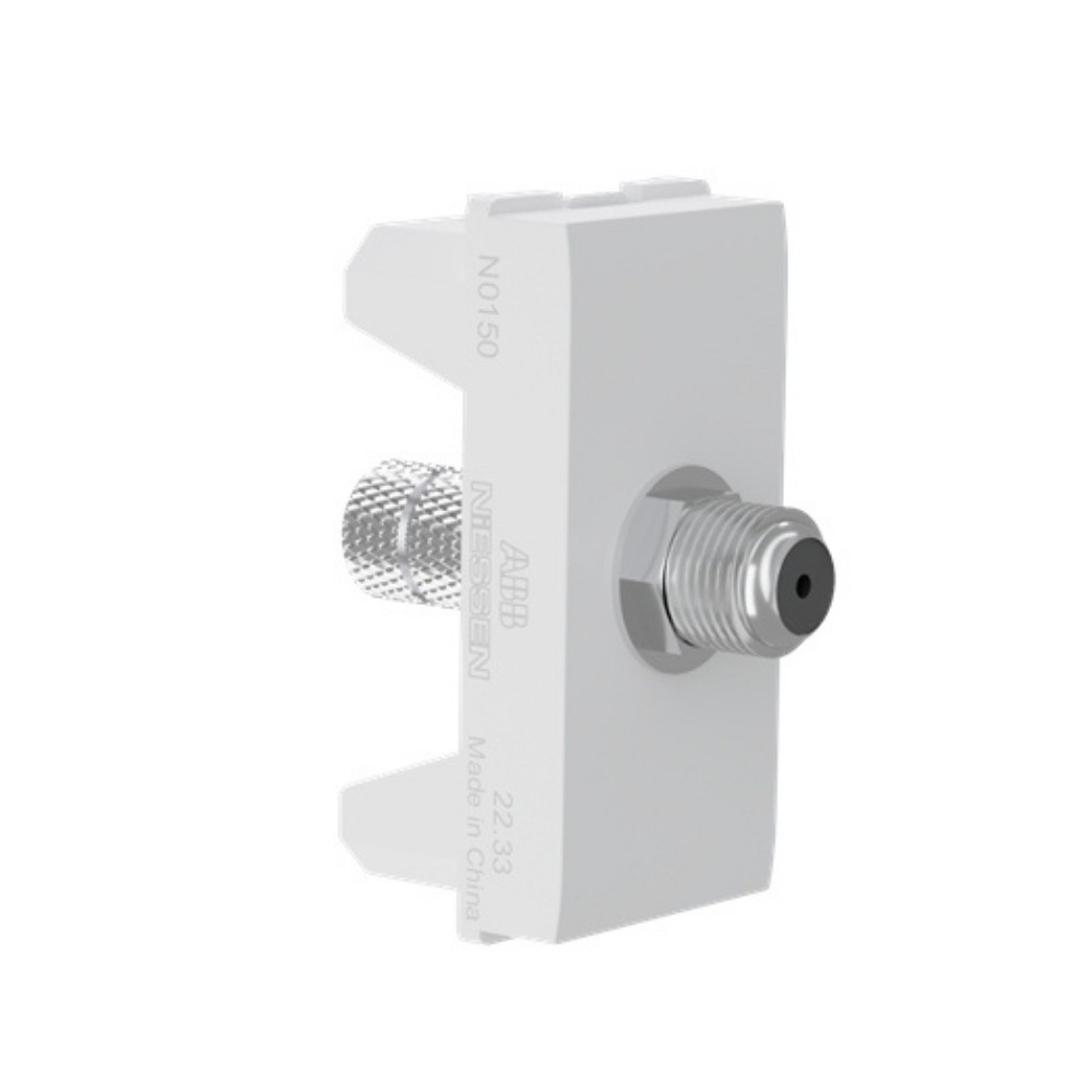 MODULO TOMADA ANTENA TV BRANCO ORIGEN - ABB