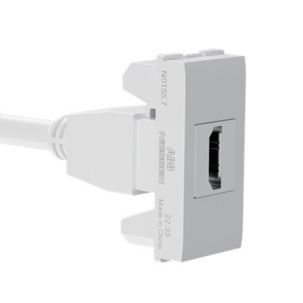 MODULO TOMADA HDMI BRANCO ORIGEN - ABB