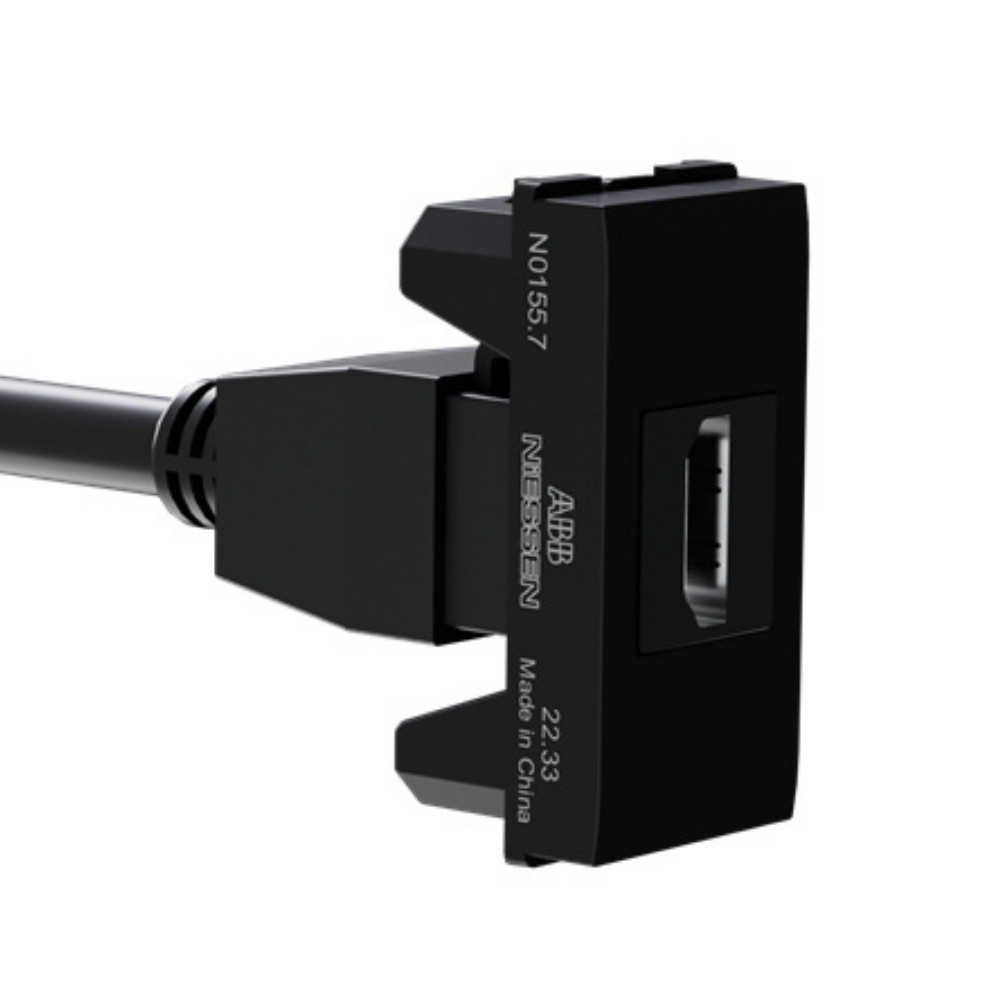 MODULO TOMADA HDMI PRETO ORIGEN - ABB