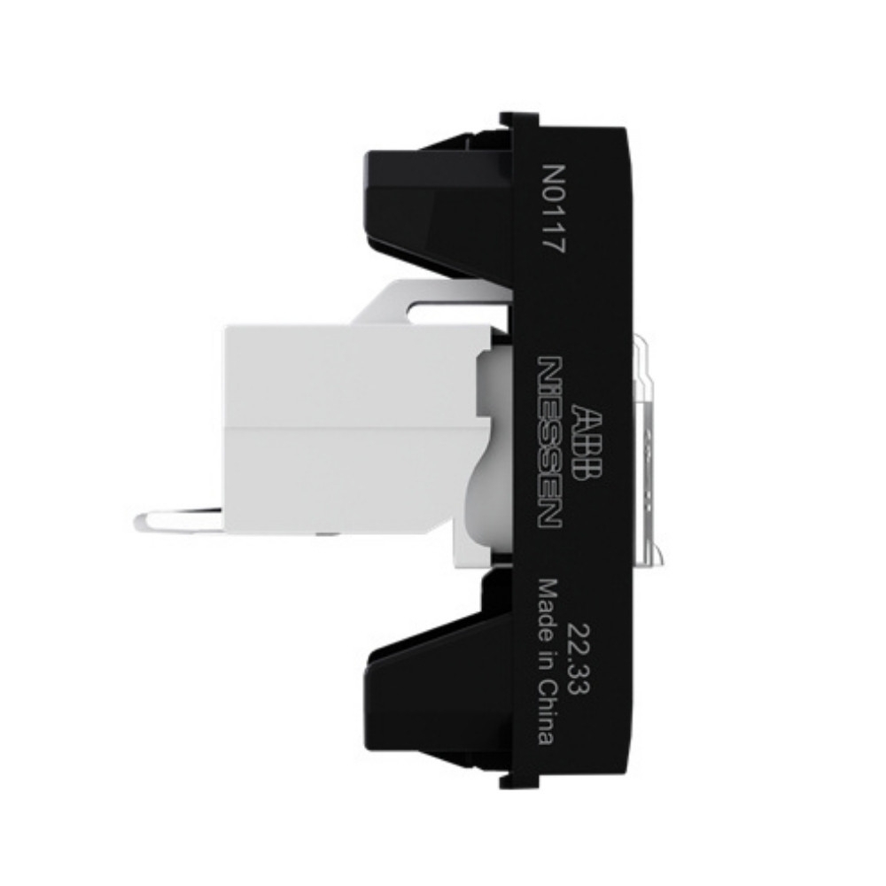 MODULO TOMADA RJ11 4 FIOS PRETO ORIGEN - ABB