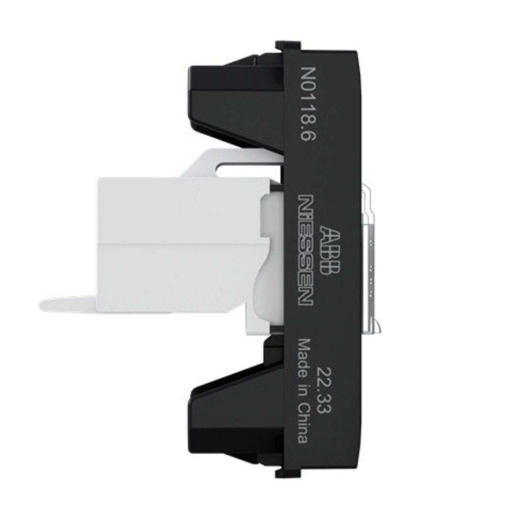 MODULO TOMADA RJ45 CAT6 PRETO ORIGEN - ABB