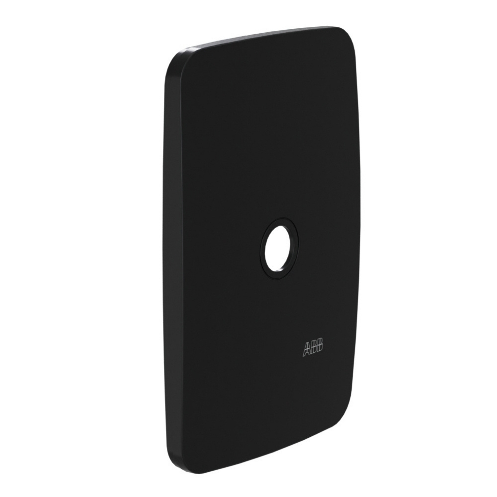 PLACA 4X2 CEGA COM SUPORTE PRETO ORIGEN - ABB