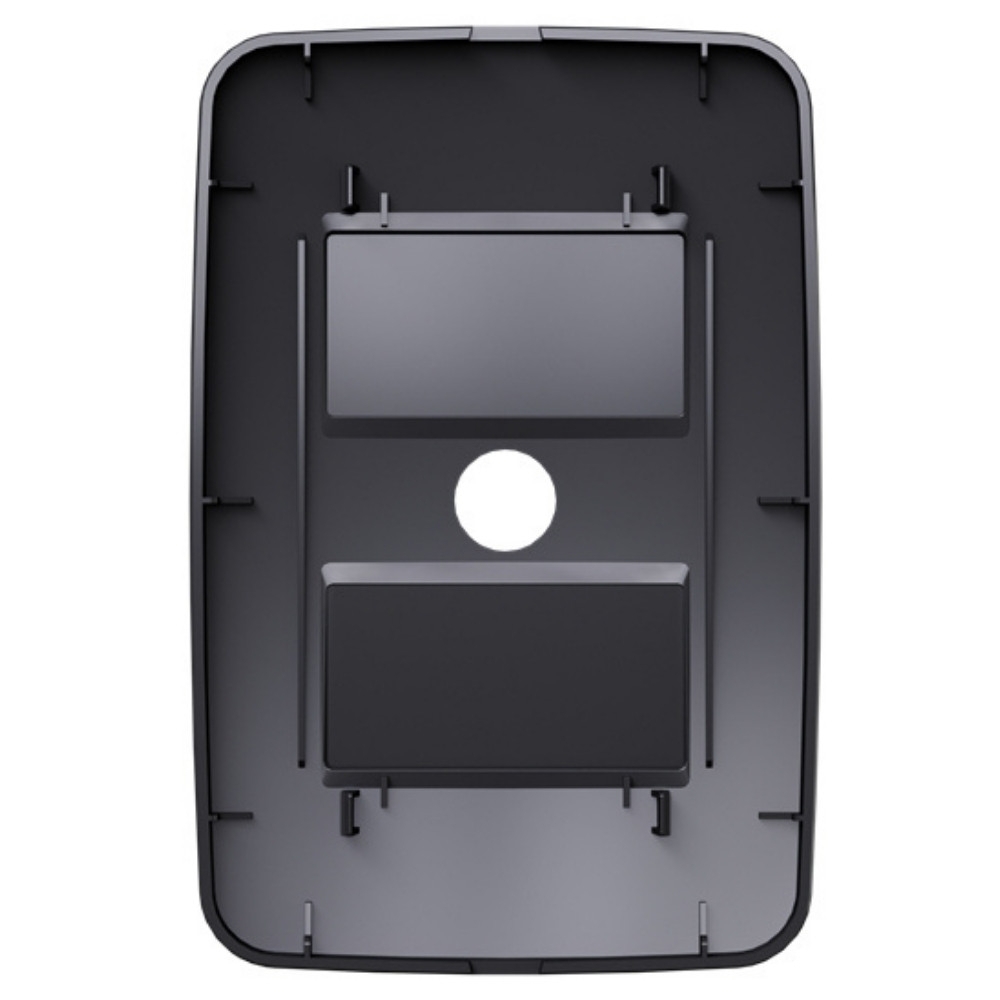 PLACA 4X2 CEGA COM SUPORTE PRETO ORIGEN - ABB