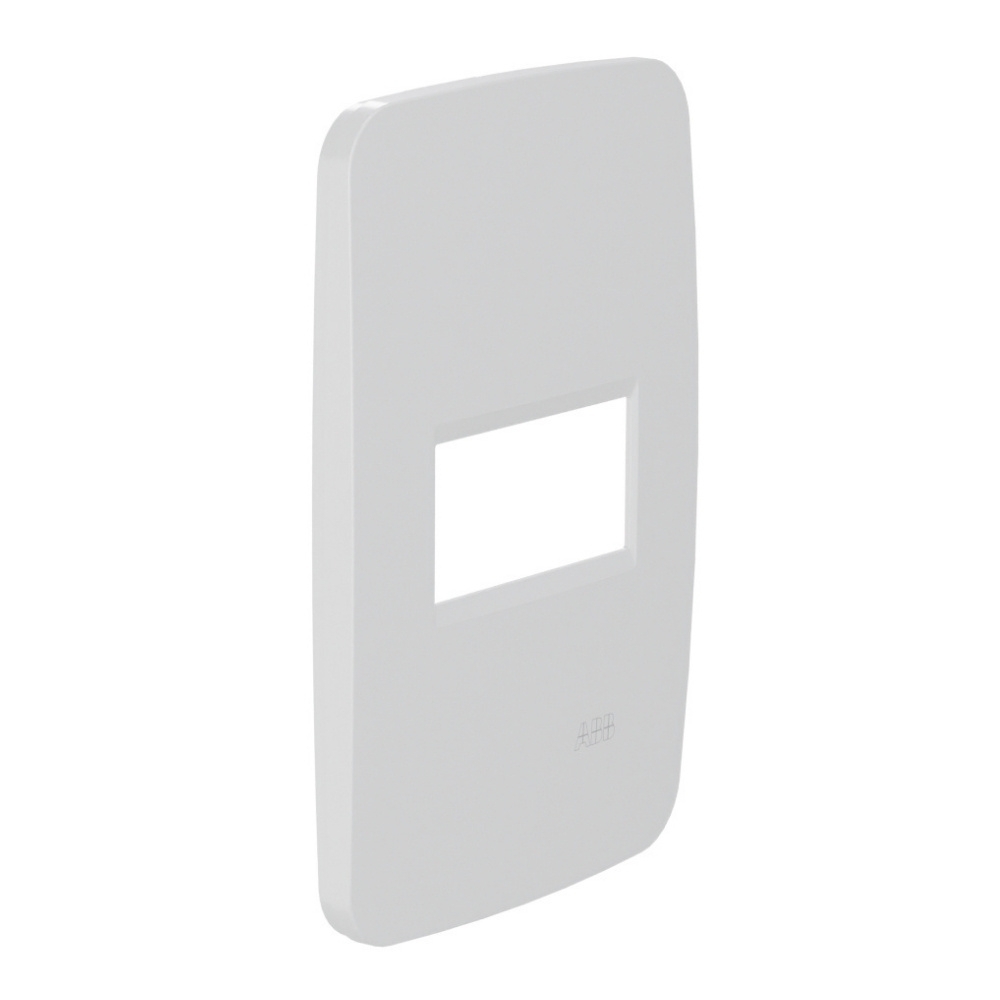 PLACA 4X2 PARA 1 POSTO BRANCO COM SUPORTE ORIGEN - ABB