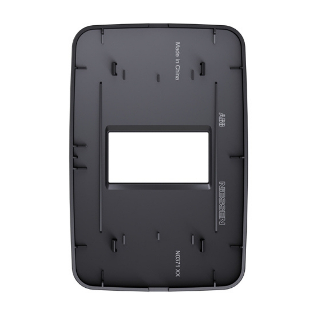 PLACA 4X2 PARA 1 POSTO PRETO SEM SUPORTE ORIGEN - ABB
