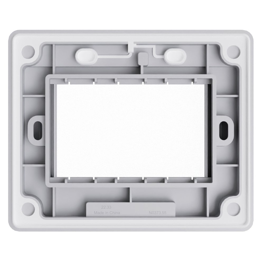 PLACA 4X2 PARA 3 POSTOS PARA AREAS UMIDAS IP55 CINZA ORIGEN - ABB