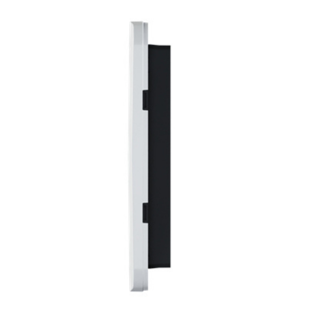 PLACA 4X4 PARA 2 POSTOS SEPARADOS BRANCO COM SUPORTE ORIGEN - ABB