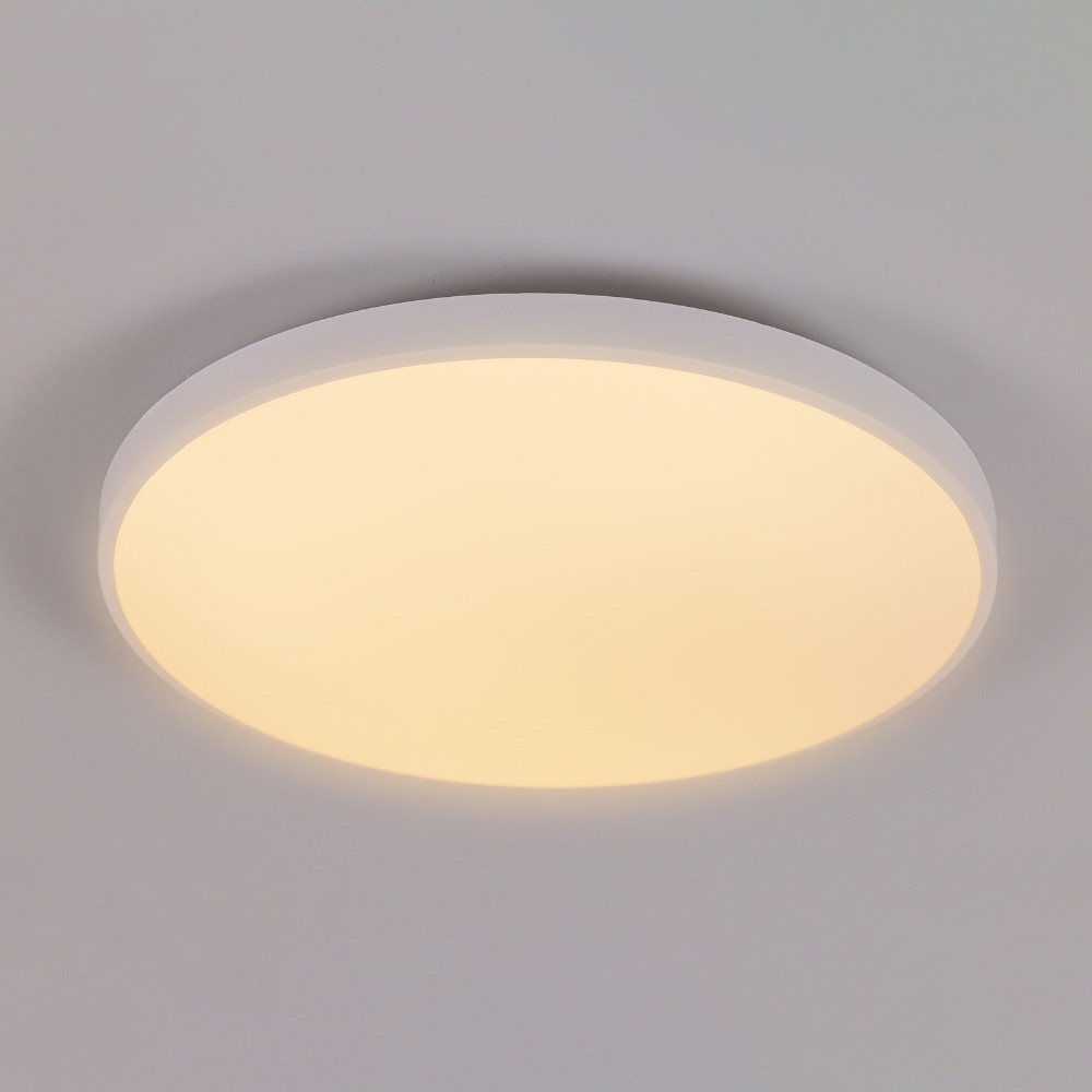 PLAFON LED VERONA 20W 3000K 4000K 6000K BRANCO 26CM REDONDO - HEVVY