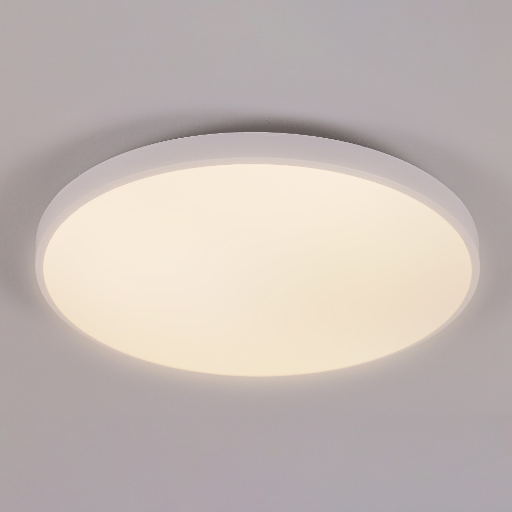 PLAFON LED VERONA 20W 3000K 4000K 6000K BRANCO 26CM REDONDO - HEVVY