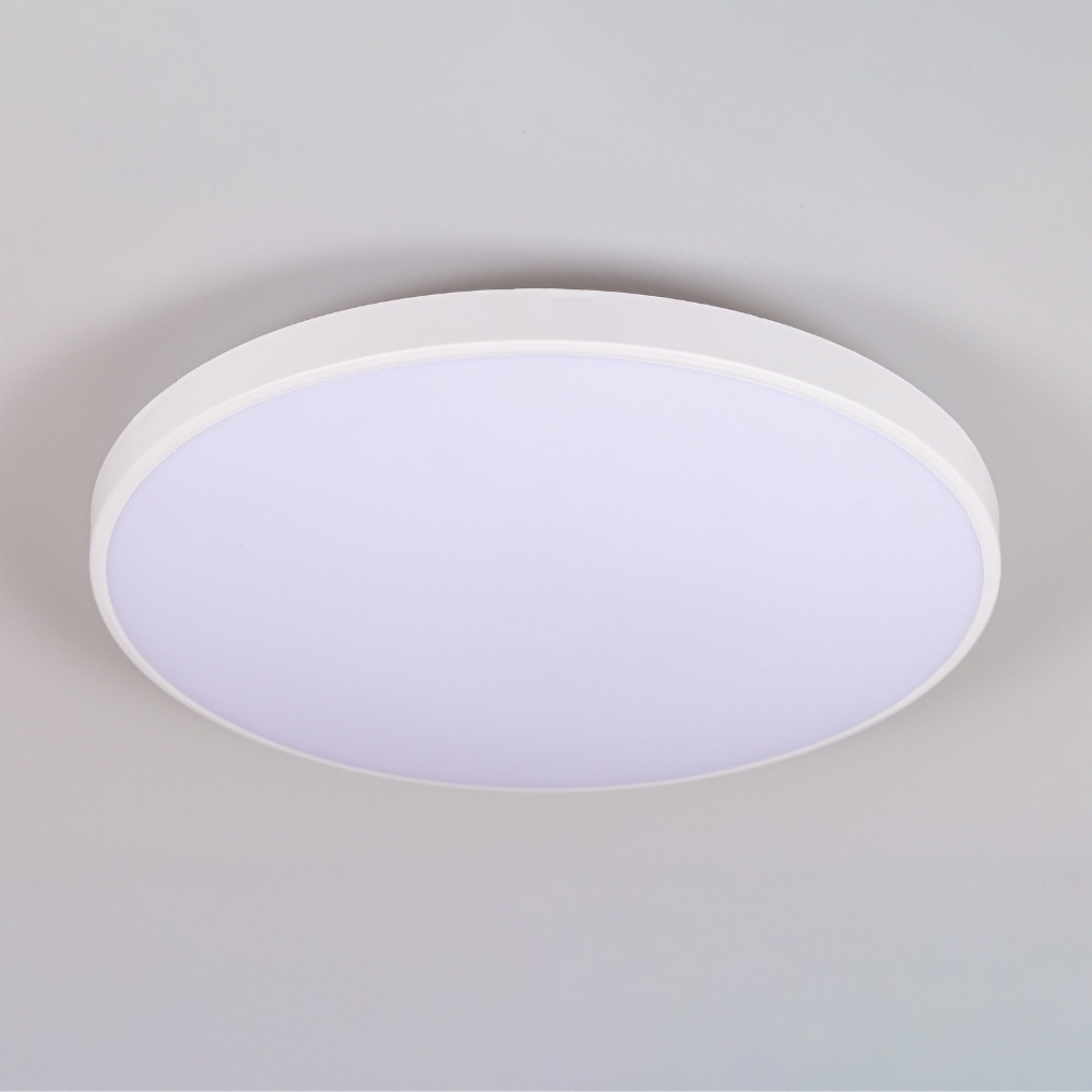 PLAFON LED VERONA 20W 3000K 4000K 6000K BRANCO 26CM REDONDO - HEVVY