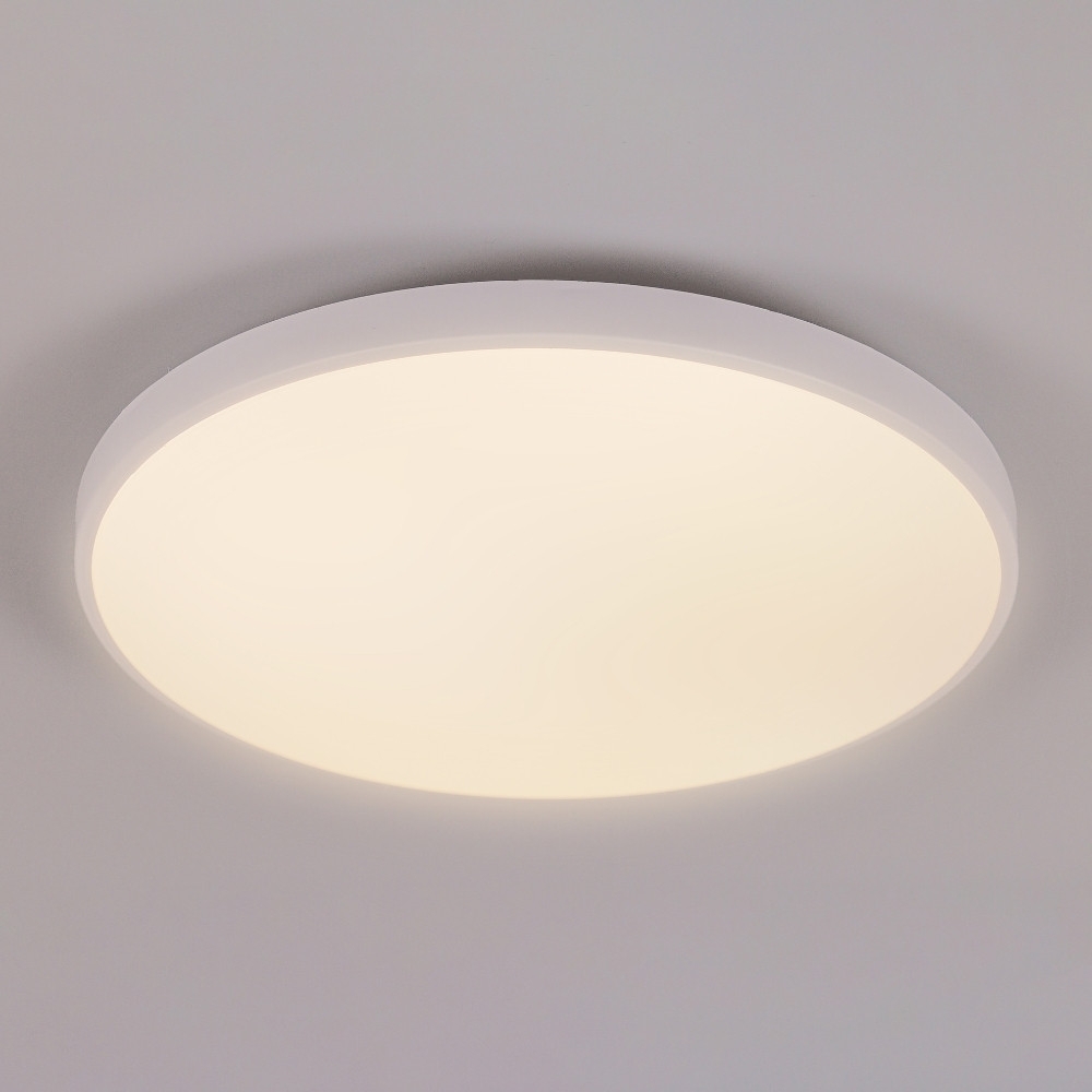 PLAFON LED VERONA 31W 3000K 4000K 6000K BRANCO 37CM REDONDO - HEVVY