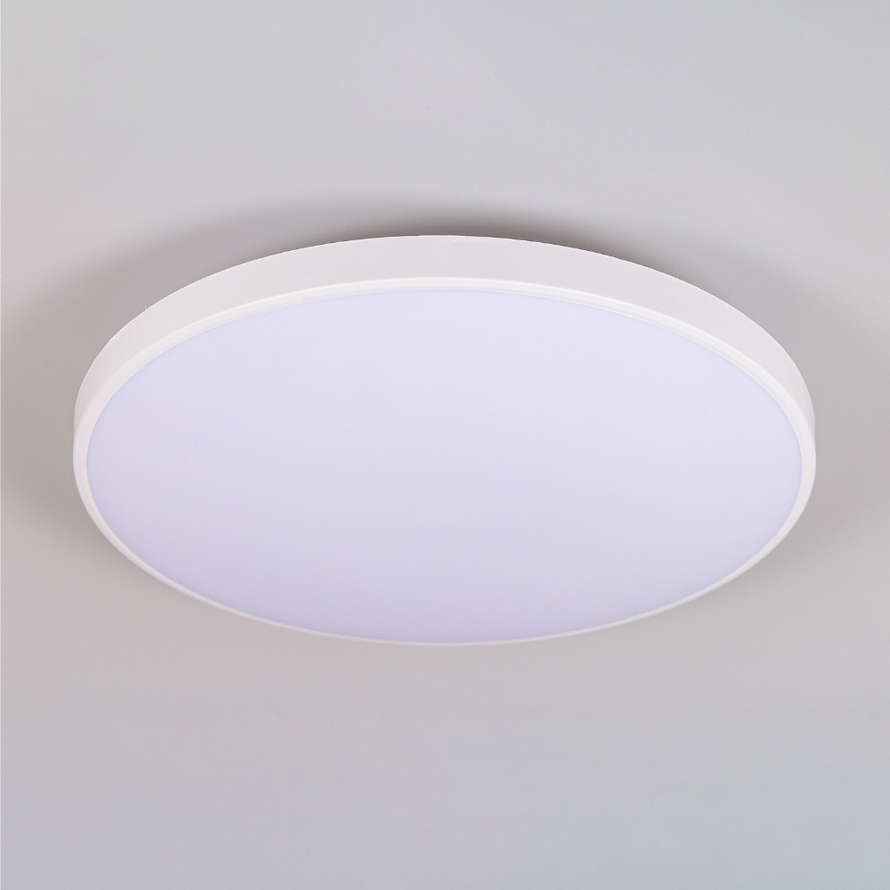 PLAFON LED VERONA 31W 3000K 4000K 6000K BRANCO 37CM REDONDO - HEVVY