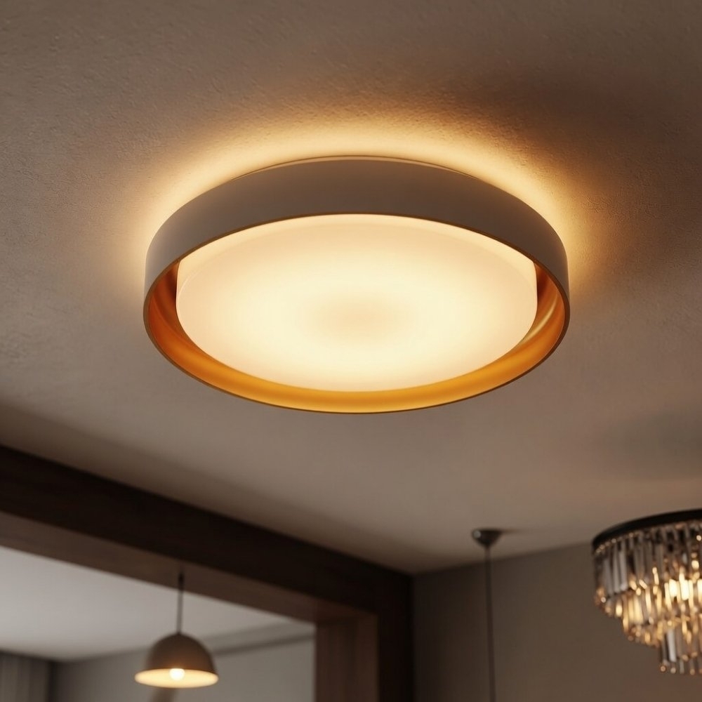 PLAFON LED SIENA 30W 3000K 4000K 6000K 2300LM D41CM BRANCO BRANCO - HEVVY