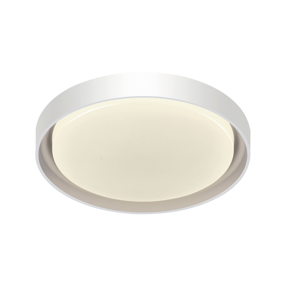 PLAFON LED SIENA 30W 3000K 4000K 6000K 2300LM D41CM BRANCO BRANCO - HEVVY
