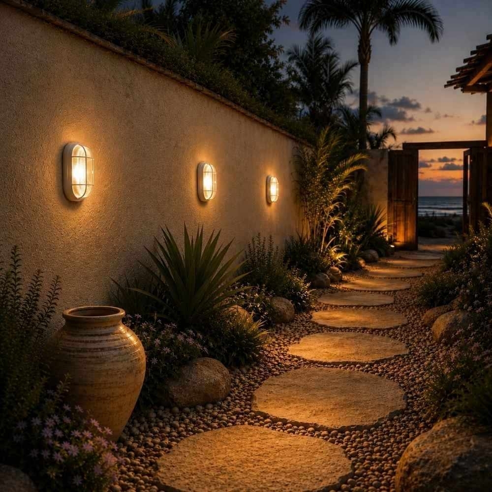 LUMINARIA TARTARUGA COM GRADE BRANCA 20 CM PARA 1 LAMPADA E27 - KIN LIGHT