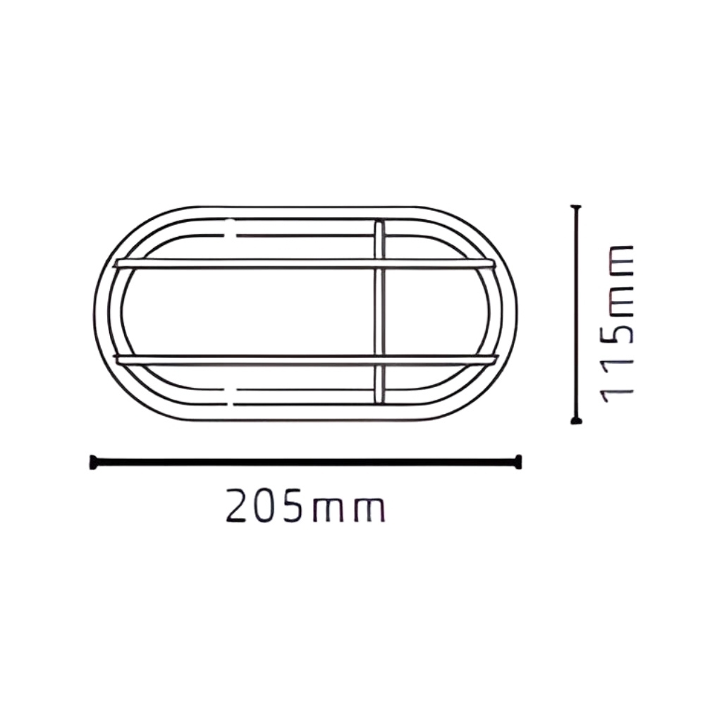 LUMINARIA TARTARUGA SEM GRADE PRETA 20 CM PARA 1 LAMPADA E27 - KIN LIGHT