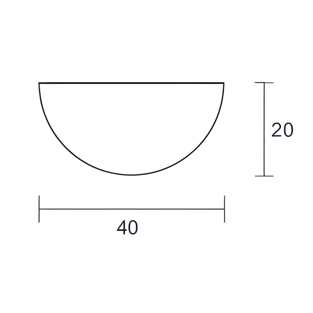 PLAFON PARA 4 LAMPADA G9 CRISTAL 40X20CM - LAMPLUZ