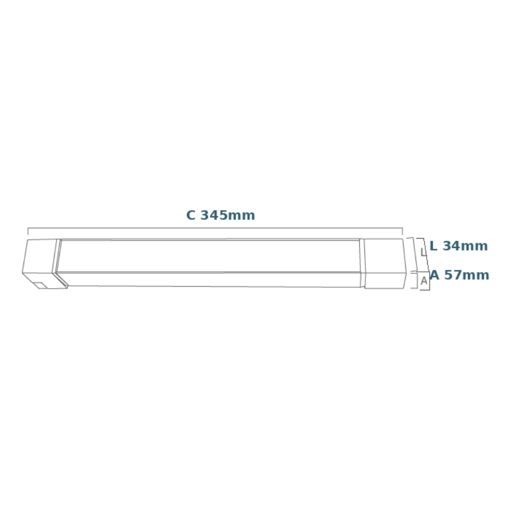 LUMINARIA DIFUSA ORIENT PARA TRILHO 20W LUZ AMARELA 3000K 1600LM PRETO - PIX ILUMINACAO