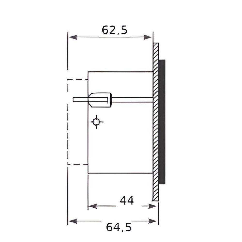 AMPERIMETRO FERRO MOVEL 72X72 1000/5 - JNG
