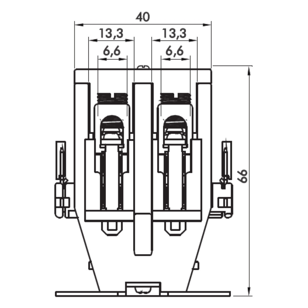 CONTATOR PRINCIPAL BIPOLAR 32A 2NA 110V - JNG