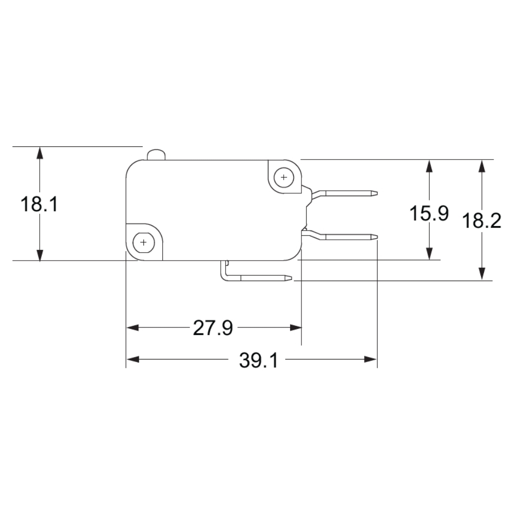 INTERRUPTOR MICRO 16A RV COM PINO - JNG